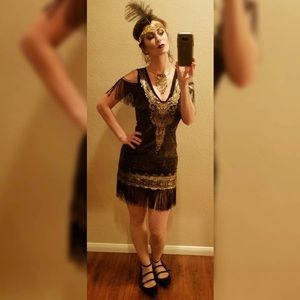 MOVING SALE MAKE OFFER Spirit Halloween Flapper dress